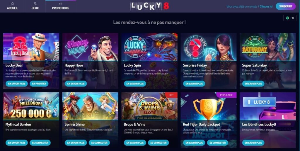 Lucky8 bonus