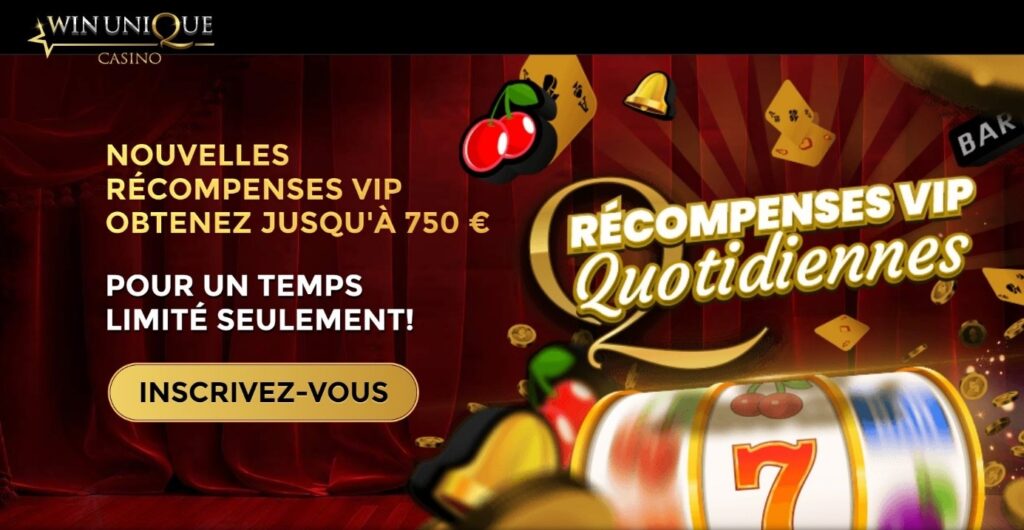 bonus vip win unique casino