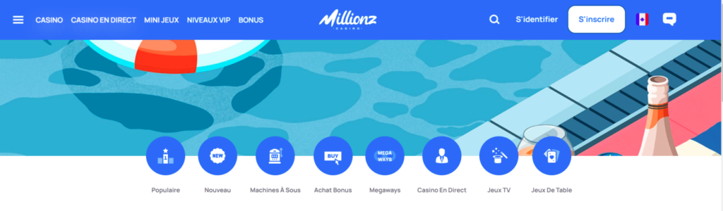 millionz casino accueil